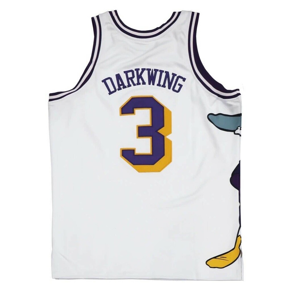 Darkwing Duck Los Angeles Lakers Headgear Classics Embroidered Basketball Jersey - Picture 3 of 3